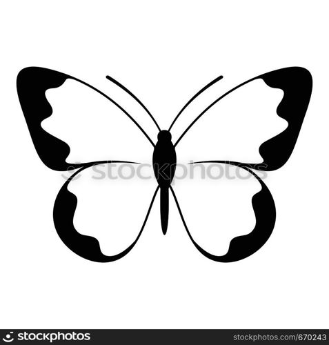 Small butterfly icon. Simple illustration of small butterfly vector icon for web. Small butterfly icon, simple style.