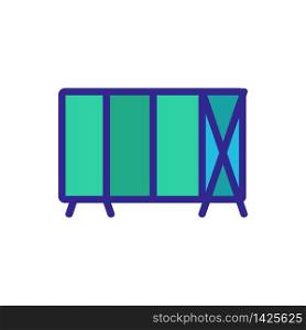 small cage for cleaning icon vector. small cage for cleaning sign. color symbol illustration. small cage for cleaning icon vector outline illustration