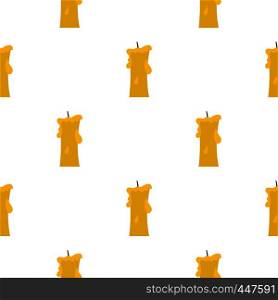 Small candle pattern seamless for any design vector illustration. Small candle pattern seamless