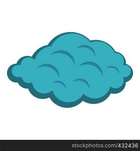 Small cloud icon flat isolated on white background vector illustration. Small cloud icon isolated
