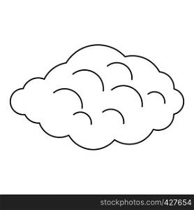 Small cloud icon. Outline illustration of small cloud vector icon for web. Small cloud icon, outline style