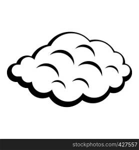 Small cloud icon. Simple illustration of small cloud vector icon for web. Small cloud icon, simple style