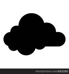 Small cloud icon. Simple illustration of small cloud vector icon for web. Small cloud icon, simple style.
