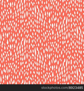 Small ditsy pattern with short hand drawn strokes vector image