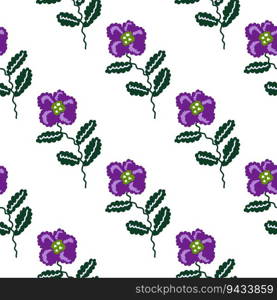 Small flower seamless pattern. Abstract floral ornament. Simple botanical backdrop. Design for fabric , textile print, surface, wrapping, cover. Vintage vector illustration. Small flower seamless pattern. Abstract floral ornament. Simple botanical backdrop.