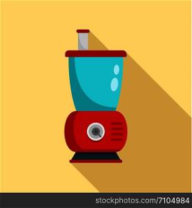 Small food mixer icon. Flat illustration of small food mixer vector icon for web design. Small food mixer icon, flat style