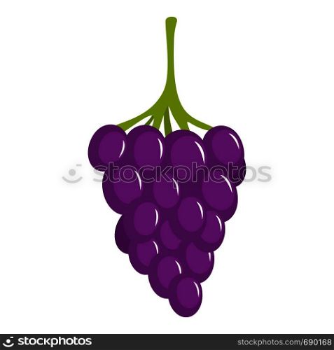 Small grape icon. Cartoon illustration of small grape vector icon for web. Small grape icon, cartoon style