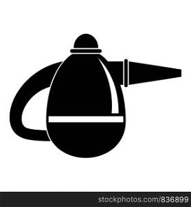 Small hand vacuum cleaner icon. Simple illustration of small hand vacuum cleaner vector icon for web design isolated on white background. Small hand vacuum cleaner icon, simple style