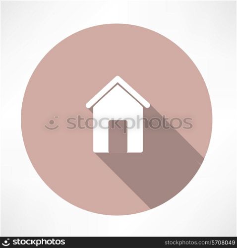 small house icon. Flat modern style vector illustration