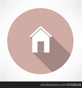 small house icon. Flat modern style vector illustration