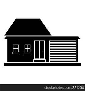 Small house icon. Simple illustration of house vector icon for web design. Small house icon, outline style