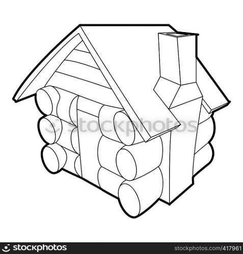 Small hut icon. Outline illustration of small hut vector icon for web. Small hut icon, outline style