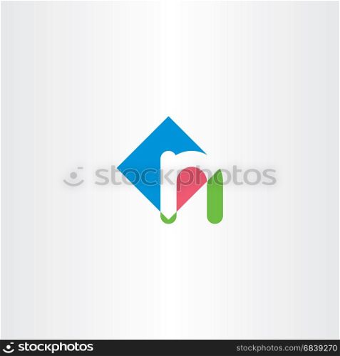 small letter n icon logo logotype symbol
