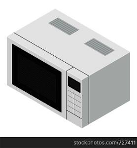 Small microwave icon. Isometric illustration of small microwave vector icon for web. Small microwave icon, isometric style