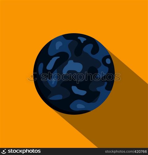 Small planet icon. Flat illustration of small planet vector icon for web. Small planet icon, flat style
