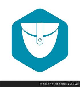 Small pocket patch icon. Simple illustration of small pocket patch vector icon for web. Small pocket patch icon, simple style