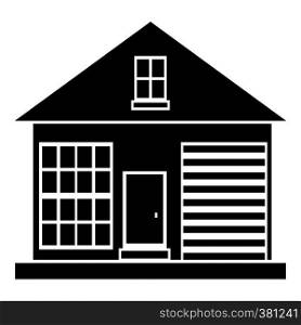 Small rural house icon. Simple illustration of house vector icon for web design. Small rural house icon, simple style