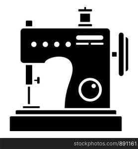 Small sew machine icon. Simple illustration of small sew machine vector icon for web design isolated on white background. Small sew machine icon, simple style