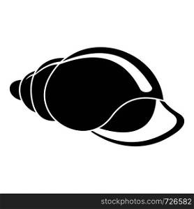Small shell icon. Simple illustration of small shell vector icon for web. Small shell icon, simple style