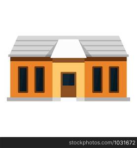 Small smart home icon. Flat illustration of small smart home vector icon for web design. Small smart home icon, flat style