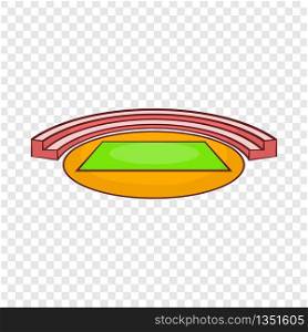 Small sports stadium icon in cartoon style isolated on background for any web design . Small sports stadium icon, cartoon style