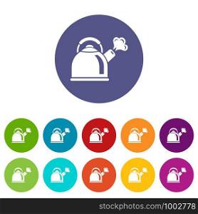Small teapot icon. Simple illustration of small teapot vector icon for web. Small teapot icon, simple style