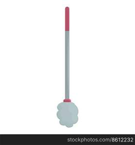 Small toilet brush icon cartoon vector. Clean bowl. Cleaner broom. Small toilet brush icon cartoon vector. Clean bowl