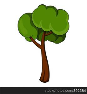 Small tree icon. Cartoon illustration of small tree vector icon for web. Small tree icon, cartoon style