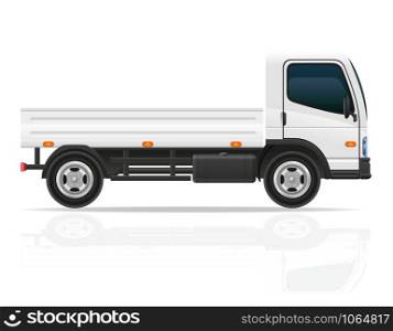 small truck for transportation cargo vector illustration isolated on white background