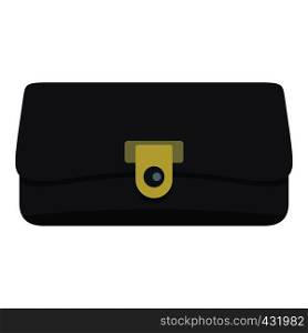 Small wallet icon flat isolated on white background vector illustration. Small wallet icon isolated