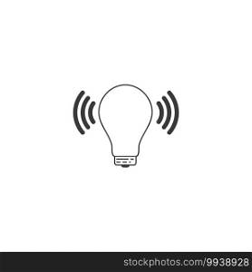 smart bulb tech  idea,creative, concept illustration vector