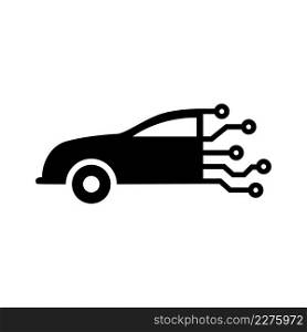 Smart car icon vector design template