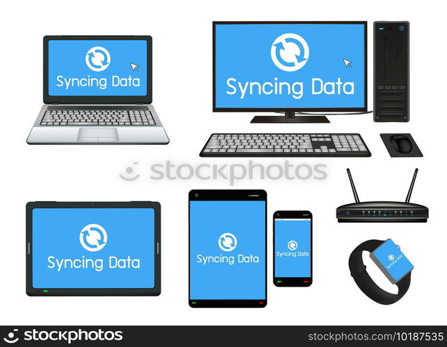 smart device and computer syncing