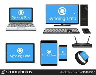 smart device and computer syncing
