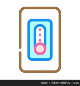 smart dimmer switch home color icon vector. smart dimmer switch home sign. isolated symbol illustration. smart dimmer switch home color icon vector illustration