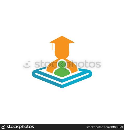 Smart education symbol vector icon illustration