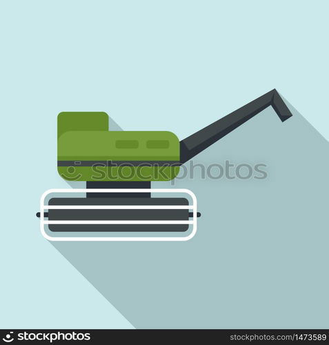 Smart farm robot icon. Flat illustration of smart farm robot vector icon for web design. Smart farm robot icon, flat style