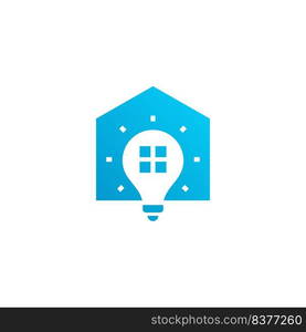 smart house logo design vector