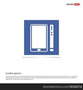 Smart Phone icon - Blue photo Frame