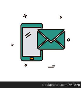 Smart phone icon design vector