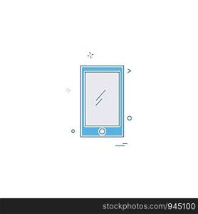 Smart phone icon design vector