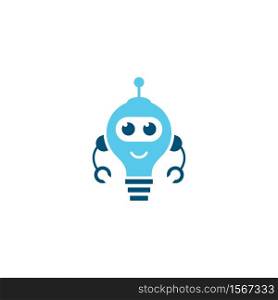 Smart robot symbol vector icon illustration design