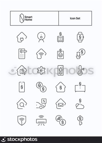 Smart system icon. Wifi distance connection security home protection online control electricity safety system vector icons collection. Smart technology icon illustration, electricity wireles set. Smart system icon. Wifi distance connection security home protection online control electricity safety system garish vector icons collection