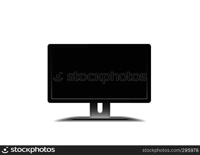 Smart TV Mock-up LED TV, Smart tv on a white background. Vector Smart tv.