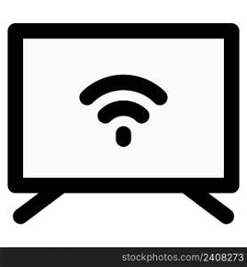 Smart tv with wifi connectivty for streaming