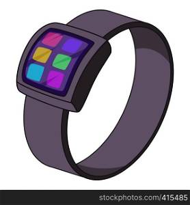 Smart watch icon. Cartoon illustration of smart watch vector icon for web. Smart watch icon, cartoon style