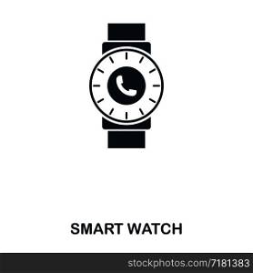 Smart Watch icon. Mobile app, printing, web site icon. Simple element sing. Monochrome Smart Watch icon illustration. Smart Watch icon. Mobile app, printing, web site icon. Simple element sing. Monochrome Smart Watch icon illustration.