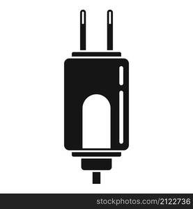 Smartphone charger icon simple vector. Battery charge. Cell recharge. Smartphone charger icon simple vector. Battery charge