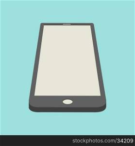 Smartphone icon in perspective view. Design element for infographic. Smartphone Icon Art.