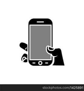 Smartphone icon in trendy flat design